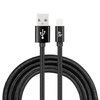 MFI Extra Long Anti-Tangle USB Lightning Charging Cable (3m) for iPhone / iPad - Black